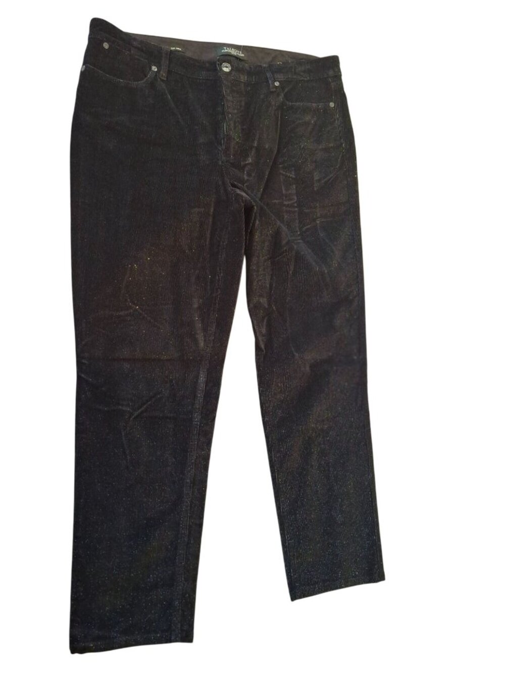 Talbots Jeans Black 12P Flawless Five Pocket Slim Ankle Stretch Quiet Luxury